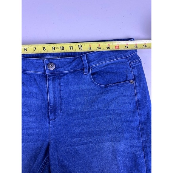 Jill Denim Authentic Fit Boot Cut Blue Wash Jeans Women Size 14 - Picture 8 of 13